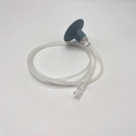 Гибкий удлинитель для шприца Luer-Lock с пластиковым упором, 75 см