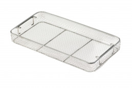 Корзина сетчатая с ручками КСрК-450х50 (450х225х50 мм)
