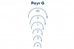 Игла хирургическая №00 серия PayrG-655 полукруглая 1/2 окружности