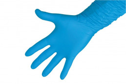 Перчатки нитриловые Nitrile Premium длина 30 см размер L (50 шт) (15382)