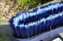 Щетка пластмассовая Brush&Co с длинным волосом синий/голубой (321650)