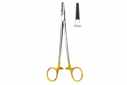 Иглодержатель с твердосплавными вставками Mayo Hegar Ndle Holder 18 см TC (21.5050.18)