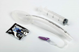 Маска (ларингеальная с лубрикантом и шприцем, вес 0-5 кг) №1,0 (Alba Healthcare) (FS311LC-10)