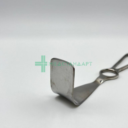 Ретрактор лопастной «Hosel» 15-405-01 (Зеркало печеночное изогнутое под углом 90° №1 (ЗМ-61))