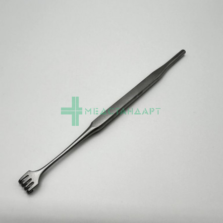 Крючок ROLLET четырехзубый глазной острый 135 мм (К-12тр) ТК-11-012-13,5