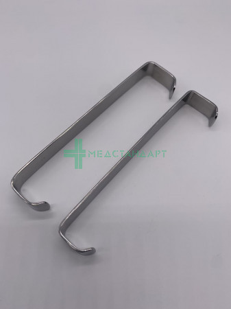 Крючок пластинчатый по Фарабефу парные 120 мм (К-13т П)