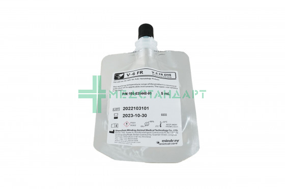 Комплект красителей Mindray V-6 Dye Pack для Mindray BC-60R Vet