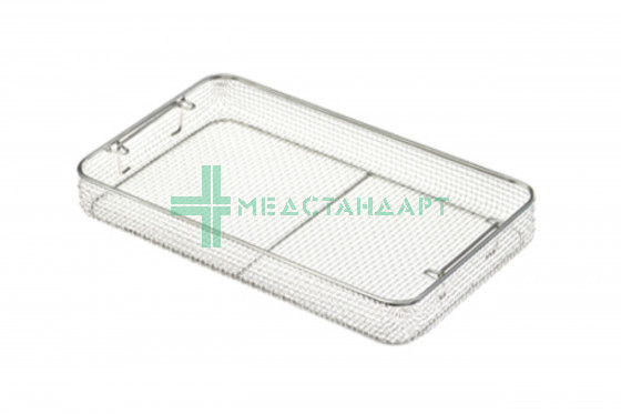 Корзина сетчатая с ручками КСрК-405х50 (405х250х50 мм)