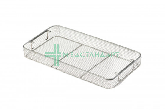 Корзина сетчатая с ручками КСрК-480х50 (480х250х50 мм)