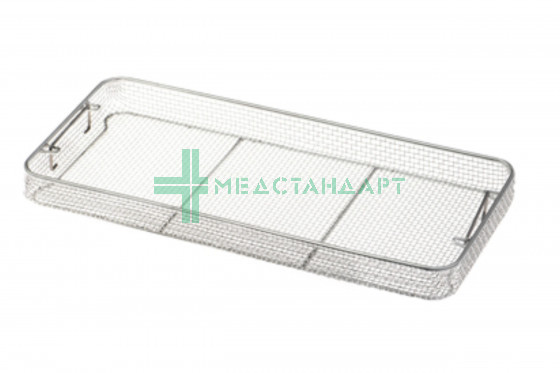 Корзина сетчатая с ручками КСрК-540х70 (540х250х70 мм)