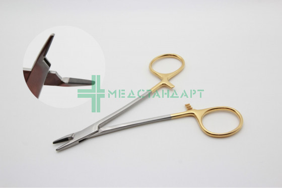 Иглодержатель DERF c браншами из твердого сплава 120 мм