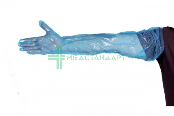 Перчатка ветеринарная ПВ-90/17 ZIP-LOCK (100 шт)