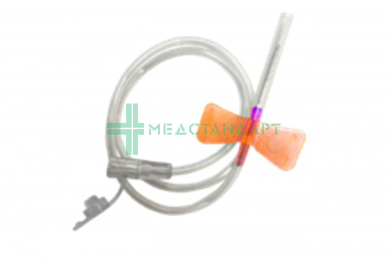 Катетер-бабочка 25G (0,55 х 19) 30 см Luer slip