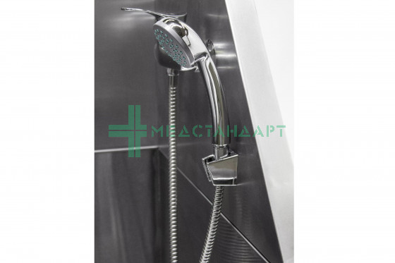 Ванна для груминга из нержавеющей стали SILVER 127х40х151 см