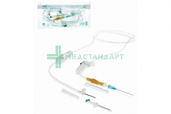 Система инфузионная для переливания растворов (металл. шип) игла 0,80 х 40 - 21G SFM (4036534002087)