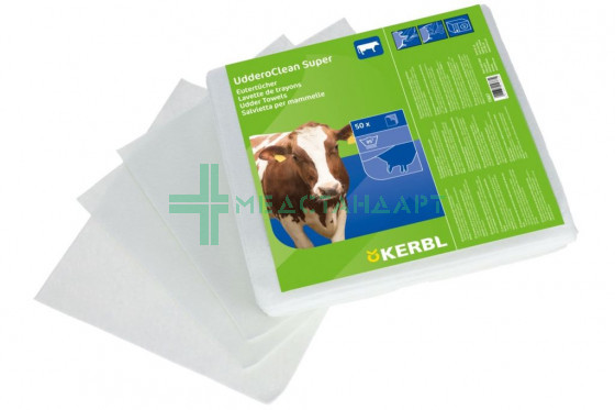 Салфетки многоразовые UdderSuper 50 штук 34x37 см (15666)