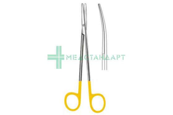 Ножницы с твердосплавными вставками Metzenbaum Scissors cvd 18 см TC (10.5381.18)
