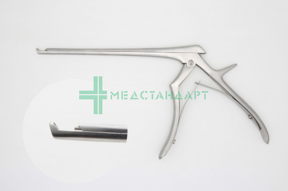 Выкусыватель костный по Kerrison режущий вперед вверх на 130° 2х240 мм