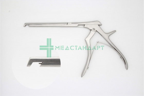 Выкусыватель костный по Kerrison режущий вперед вниз на 130° 2х250 мм