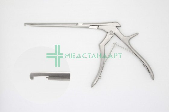 Выкусыватель костный по Kerrison режущий вперед вниз на 90° 2х250 мм